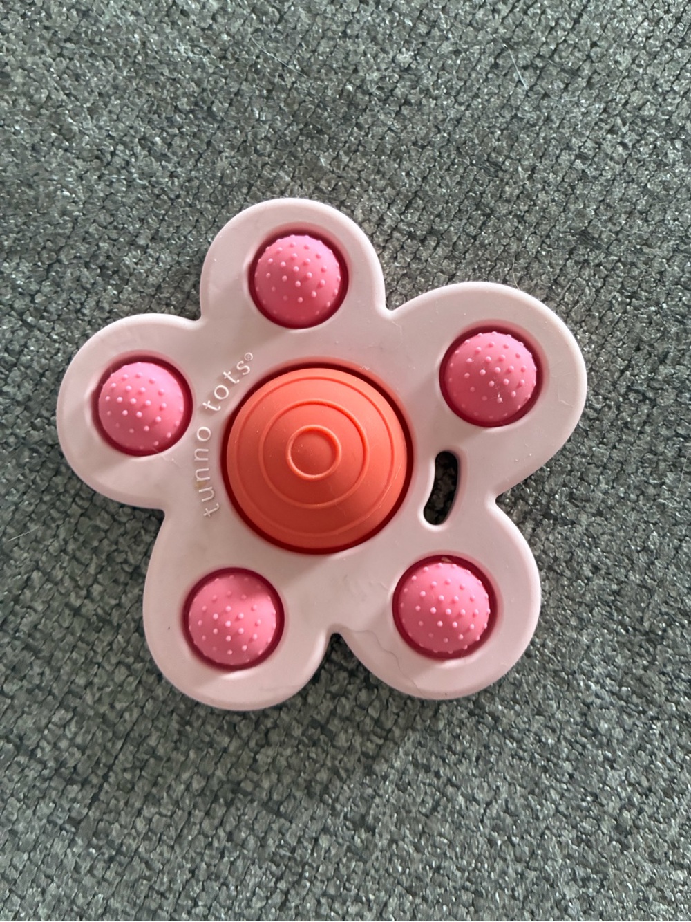 Source Unknown Pink and Coral Flower Popper Sensory Fidget
